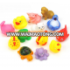 Wholesale Floating Ducks Baby Bath Toy Lovely Animal Plastic Water Play Baby Bath Toys With Sound Squeeze