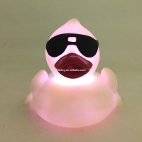 LED light eco friendly plastic baby shower bath toys