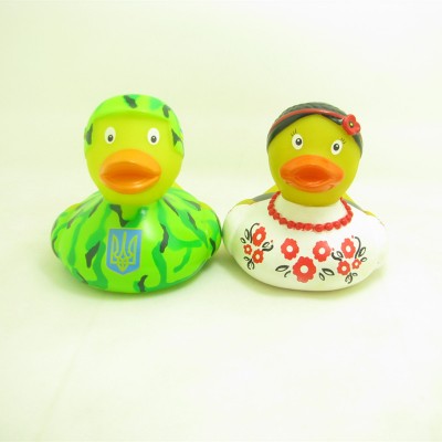 Promotional Eco-friendly Custom OEM Make Soft Vinyl Plastic Floating Bath Rubber Duck Toy