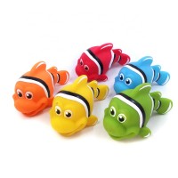 Colorful floating animal kids swimming toys water fish pool toy inflatable