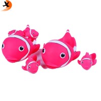 Material PVC rubber bath fish family