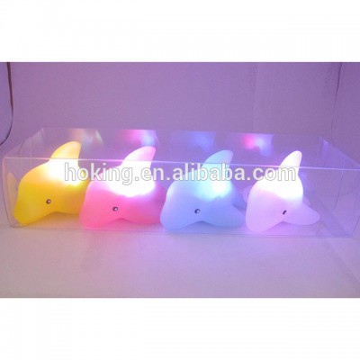 Decoration Night light gift,Light up LED toys, dolphin shaped led lamp