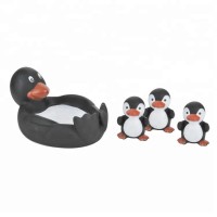 Manufacturer Eco friendly PVC penguin sea animal shape set  kids baby bath toy