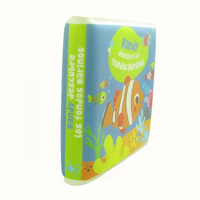 Custom safe Eco-friendly waterproof soft eva bath education toy books for baby kids