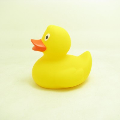 PVC Phthalate Free Vinyl Bath Toy Weighted Floating Yellow Rubber Duck for Kids